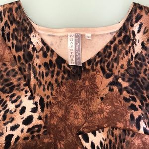 Wasserman Animal print top